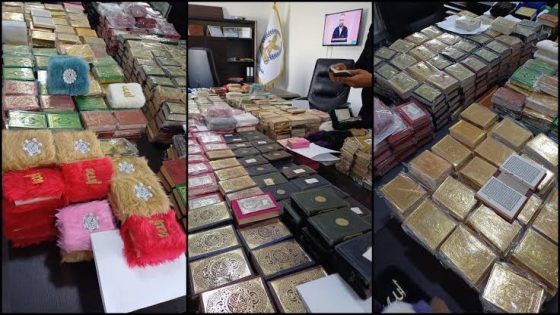 رموز شيطانية وطلاسم سحر داخل آلاف المصاحف في ليبيا